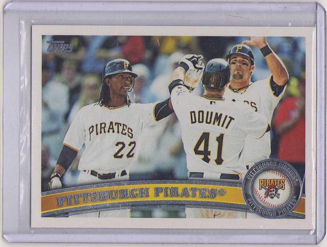 2011 Topps Base Set Series 2 Pittsburgh Pirates  Card #398 - 